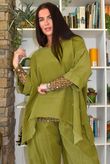 Lock Needlecord Panel Dip Side Top Olive